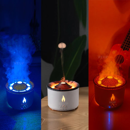 Flame Aroma Diffuser Essential Oil World Factory Resource