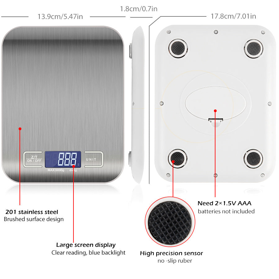 Precision Digital Kitchen & Food Scale